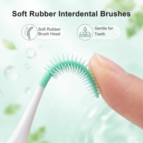 Image of 300 Pack Dual-Use Interdental Brushes,Disposable Dental Picks