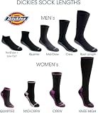 Dickies Dri-tech Moisture Control Quarter skarpety męskie (12 sztuk), Czarny (6 par), XL