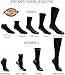 Dickies Men's Dri-Tech Original Moisture Control Crew Socks, Available in M-XXL (6, 12, 18 Pairs), White (6 Pairs), Large