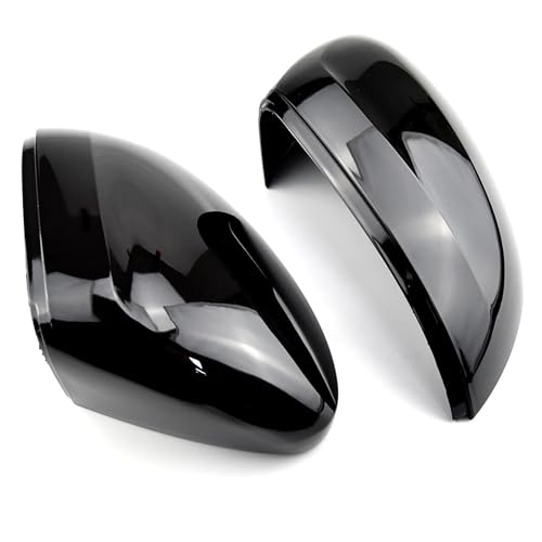 Coques Rétroviseurs VW Passat B8 2017-2019 - 1 Paire Noir Brillant