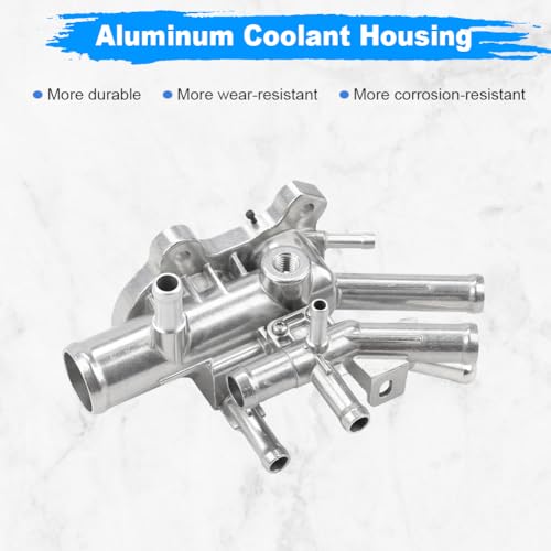 Image of 110603TA1A Thermostat Housing Compatible with Nissan Rogue 2015-2017 2.5L | Replacement for CH6120, 110603TA1A, 110603TS0A