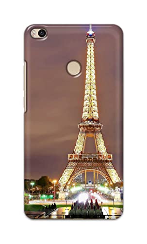Image of PRINTFIDAA Lovers Famous Place Eiffel Tower in Paris Printed Designer Hard Case for Mi Max 2 (6.44 inch) Back Cover -(e) RPM1009