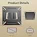 Nuyoah Monitor Wall Mount for 14”-27” TVs LED LCD Flat Screen, Small TV Mount for Computer Monitors, RV TV Mount Camper Fixed Low Profile with 100x100mm VESA Mount, Hold up 33lbs