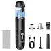 Ombrex 20000pa Handstaubsauger Akku, 3 IN 1 Auto Staubsauger Stark mit 4 Saugmodi, Portable Vacuum Cleaner für Auto, Haustiere,Sofa,Büro, Mini Staubsauger 7500mAh(Schwarz)