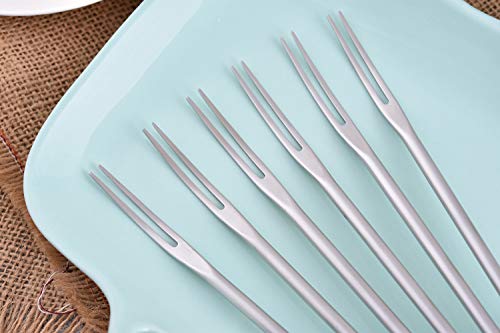 Fruit Dessert Forks Stainless Steel 8.78 Inch Pack Of 6 #TOP3