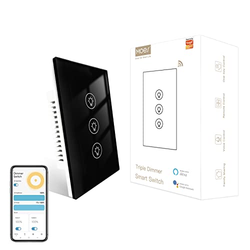 MOES Triple Dimmer Switch for LED Lights