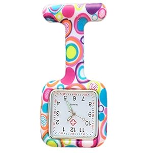 Boolavard Siliconen Verpleegstersbroche Tuniekzakhorloge Nieuw met GRATIS BATTERIJ