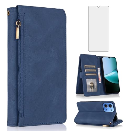 Coque Redmi 15C 4G Asuwish avec protection renforcée bleu