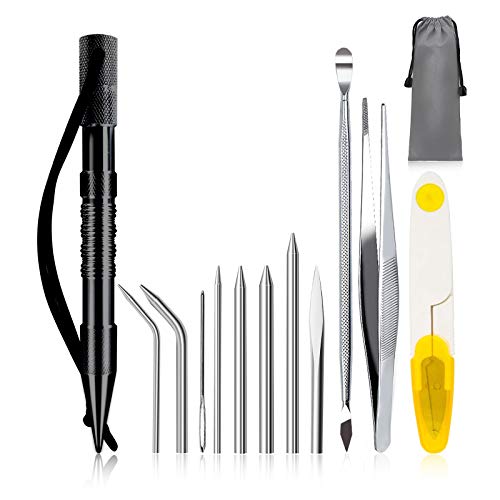 Wildair Paracord Bracelet Jig Kit With Knotters Tool Marlin Spike Paracord Fid Set Lacing Needles/Fids For Paracord Work Paracord Tool Kit Adjustable Length 4" To 13" Paracord Jig Bracelet Maker #TOP3