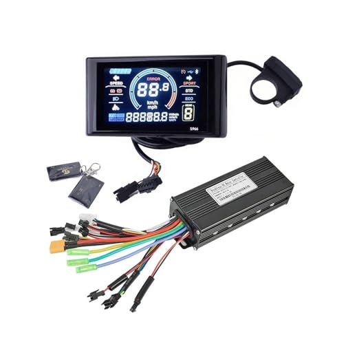 【Display LCD intelligente per e-bike a colori S966】: il display LCD di questa e-bike offre un display luminoso e chiaro con ampio schermo per una migliore leggibilità. È possibile leggere comodamente numerosi dati come velocità di guida, livello della batteria, cruise control e livelli di supporto. La visualizzazione sul display può essere regolata individualmente. Il display LCD è dotato di una scheda chiave NFC e può anche essere sbloccato tramite password. La password standard 