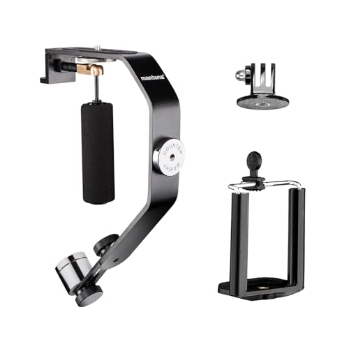 Mantona Schwebestativ inkl. Gegengewichten, 1/4 Zoll, geeignet für Action Cams GoPro Hero 11 10 9 8 7 6 5 und Camcorder Mantona Schwebestativ inkl. Gegengewichten, 1/4 Zoll, geeignet für Action Cams GoPro Hero 11 10 9 8 7 6 5 und Camcorder