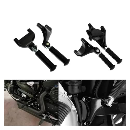 Pédale moto passager arrière Sportster grip antidérapant