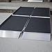 EZ-ACCESS Suitcase 10 Ft Trifold Portable Aluminum Folding Ramp with Slip-Resistant Applied Surface and Self-Adjusting Bottom Transitions Plates