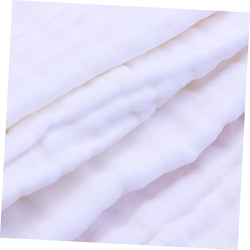 3pcs Burp Cloths Soft Shoulder Pad for Boy Girl White Burp Cushion Easy to Clean and Travel-Friendly for Spitting and Keeping Clothes Clean4