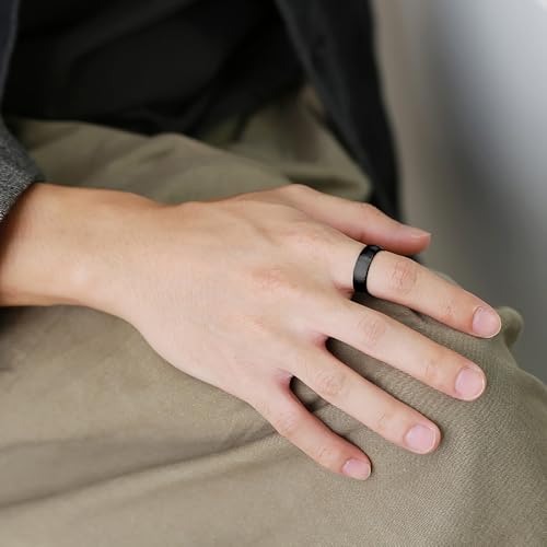 Basic 4mm/6mm/8mm Silver/Black/Gold Tungsten Carbide Ring Wedding Band for Men Women Matte Finish Comfort Fit Size 5.5-122