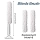 Reinigungsbürste, Fensterrahmen Reiniger, Hartborsten Eckenreinigungsbürste, Spaltreinigungsbürste, 3-In-1 Window Cleaning Brush, Reinigungsbürsten-Set Zur Reinigung Von Toten Ecken, Ritzen, Jalousien