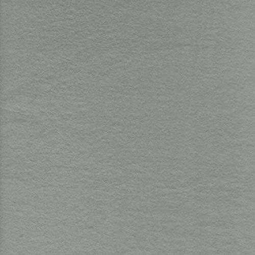 Solid Gray Anti-Pill Premium Fleece Fabric (Medium Weight) by The Yard