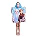 Uni que - Disney, Frozen 2, poncho asciugamano da bagno per bambini, per spiaggia e piscina, 50 x 115 cm, 100% cotone