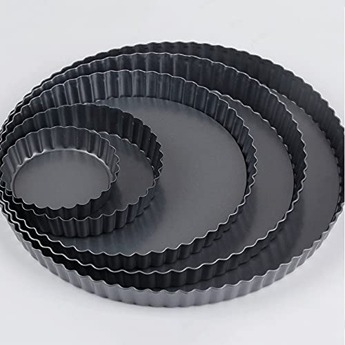 Ldchnh Quiche Pan Tart Pan Pie Pan With Removable Loose Bottom Round Cake Baking Bake Tin Tray Pan Bakeware Kitchen Tools (Size : 26.5Cm) #TOP5