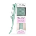 Tangle Teezer Fini e Fragili Ultimate Detangler per capelli colorati, fini e sottili - Spazzola a doppie setole morbide riduce rottura e lo strappo - Ideale per capelli delicati - Turchese Scuro
