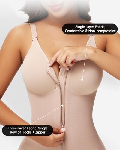 M MYODRESS Fajas Colombianas Moldeadoras Full Body Shaper Post Surgery Stage 2/3 Tummy Control Compression Garment2