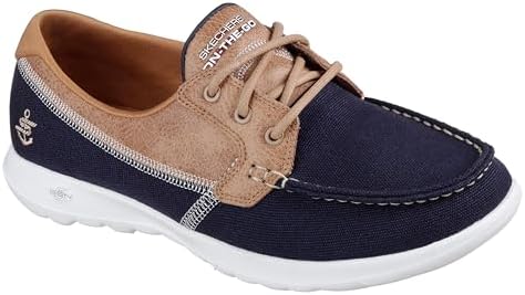Skechers Women's ON-The-GO Flex Linen Boat Shoe - Image 7