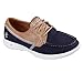 Skechers Performance Women's Go Walk Lite-15430 Wide Boat Shoe,navy,7 W US