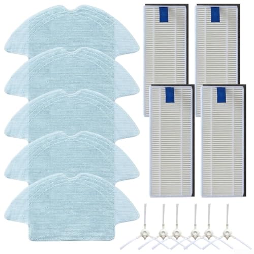 Side Brush Filter Mop Cloth Kit,Vacuum Replacement Part For BObsweep For Bob PetHair Appetite For Efficient Cleaning,Vacuum Cleaner Essential Components