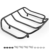 YHMOTO Motorcycle Lightweight Air Wing Tour Trunk Luggage Rack Trunk Top Rack Rail Mount for Harley Touring...