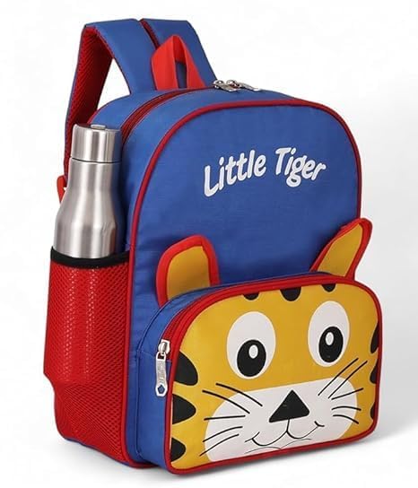 Image of Polyester kids Primary School Backpack, 30 Litres, Cartoon Print, for Tuition, Nursery to 5th Standard Boys and Girls Lightweight cartoon Bag