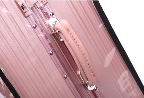FIRSTONE Luggage Cover for Suitcase, Clear Suitcase Cover Waterproof PVC Luggage Cover Protector 4 Pcs Travel Suitcase Wrap 20", 22", 24", 28"3