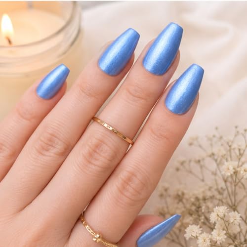 Image of Nail Polish for Women Metallic Finish Nail Paint 12 Toxin Free Long Lasting Quick Dry Vegan & Cruelty Free by Indie Nails (Aqua Gir)