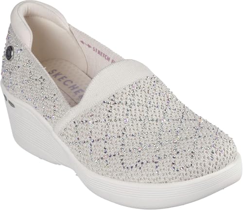 Skechers - Womens Martha Stewart: Pier-Lite - My Reflection Sneakers, Color Off White, Size: 9 M US