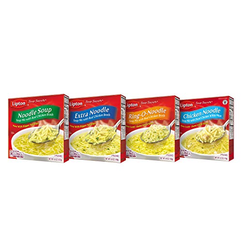 Image of Lipton Soup Secrets Ring-O-Noodle Instant Soup 12 count, 4.9 oz