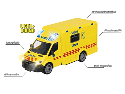 Véhicule Majorette GS Mercedes Ambulance 15 cm - vue 7