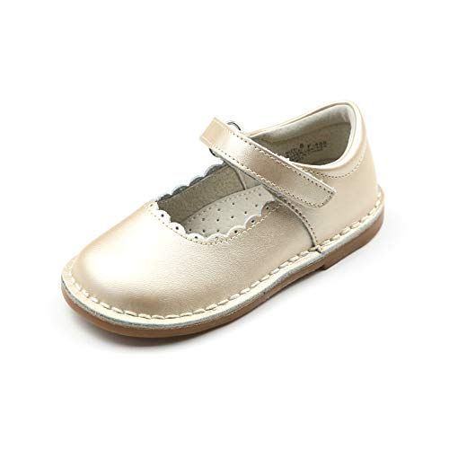 L'Amour Caitlin Scalloped Stitch Down Mary Jane