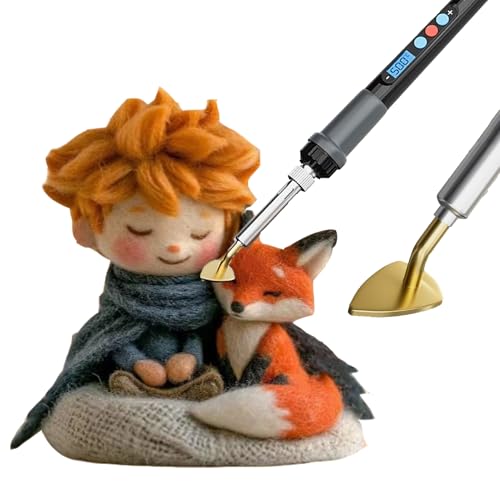 Wool Felting Machine for Trim Away The Excessive Floating Wool On The Surface,Making Them Look Neater,The Electric Ironing Tool Helps to Shape and Smooth The Wool