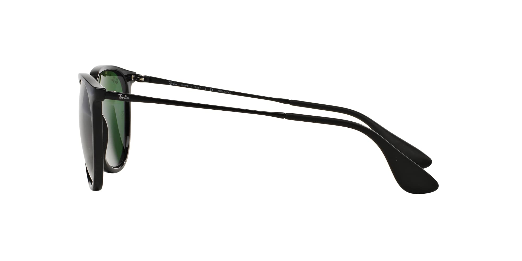 Ray-Ban RB4171 Erika Sunglasses + Vision Group Accessories Bundle: Black/Green Polarized (601/2p)