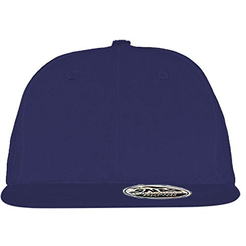 Result - Gorra/Visera Unisex Visera Plana Original Mono-Color Modelo Bronx Core con Cierre Snapback (Talla Única) (Blanco)