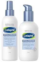 Cetaphil Optimal Hydration Body Essentials, includes Body Lotion 236ml, and Body Spray Moisturiser 207ml, with Hyaluronic Acid for Dehydrated, Sensitive and Dry Skin. Dermatologist Tested.