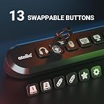 Alimenté USB Le centre, atolla 7-Port USB 3.0 hub (6 Ports de transfert à grande vitesse+ 1 Port de recharge) avec commutateur d'icônes illuminées swappable 12V/3A Adaptateur d'alimentation pour Windows, MacOS, ChromeOS, Linux
