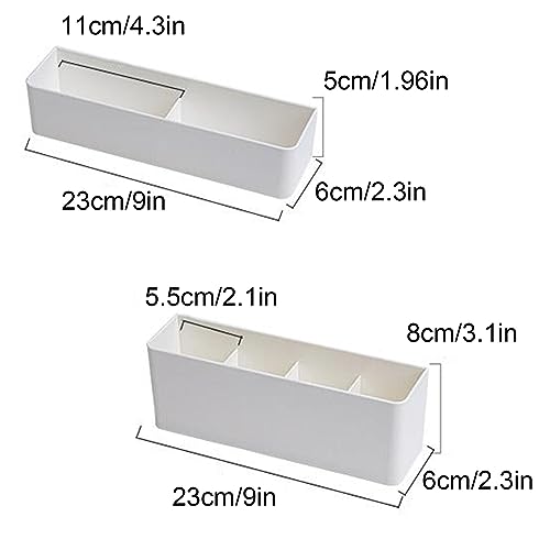 Soporte de plástico blanco que ahorra espacio para lámparas de mesa 5