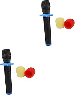 Abaodam 2pcs simulated microphone kids toys for girls toy's for kids microfono para niños baby echo microphone childrens tylonal Microphone Prop kids microphone toys toddler microphone toy