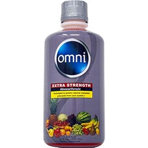 Wellgenix Omni Cleansing Drink, Extra Strength Body Detox, Herbal Cleanse Detox Liquid, Flush Your System, Fruit Punch Flavor, 32 Fl Oz, Premium Detox Support Supplement