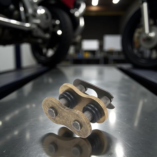 Image of Gold Sprocket wheel For 530 530H O-Ring Chain Connecting Master Link For Honda Yamaha Suzuki Kawasaki Chains and Sprockets