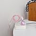 Tospania Pink Kitty Set DIY Protectors Data Cable 5W/18W/20W USB Charger Line Earphone Wire Saver Protector Compatible with iPhone 5 6 7 8 Plus X 11 12 13 14 Max iWatch (Pink Kitty)