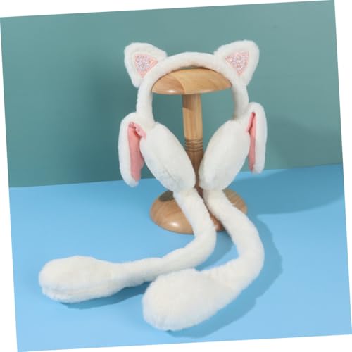 Orejeras de invierno para niñas Beavorty con forma de conejito infantil 5