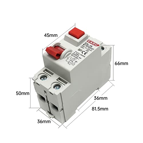 Disjoncteur différentiel électromagnétique type A protégeant des fuites - 3