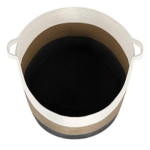 VICASKY Multipurpose Storage Basket Cotton Rope Sundry Basket Fashionable Daily Goods