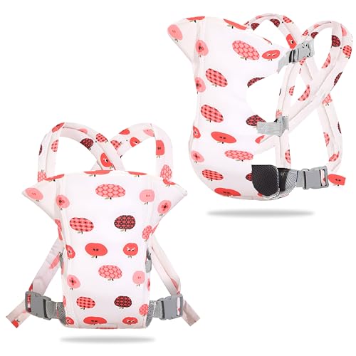 Image of Bembika Baby Carrier Newborn to Toddler with Multiple Positions Infant Carrier Soft Baby Holder Kangaroo Bag Sling Carrier All Seasons - Apple